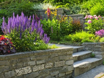Garden wall Woking