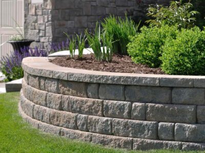 Garden retaining wall installers Woking