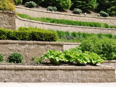Retaining wall contractors Woking