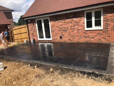 Patio contractors Woking